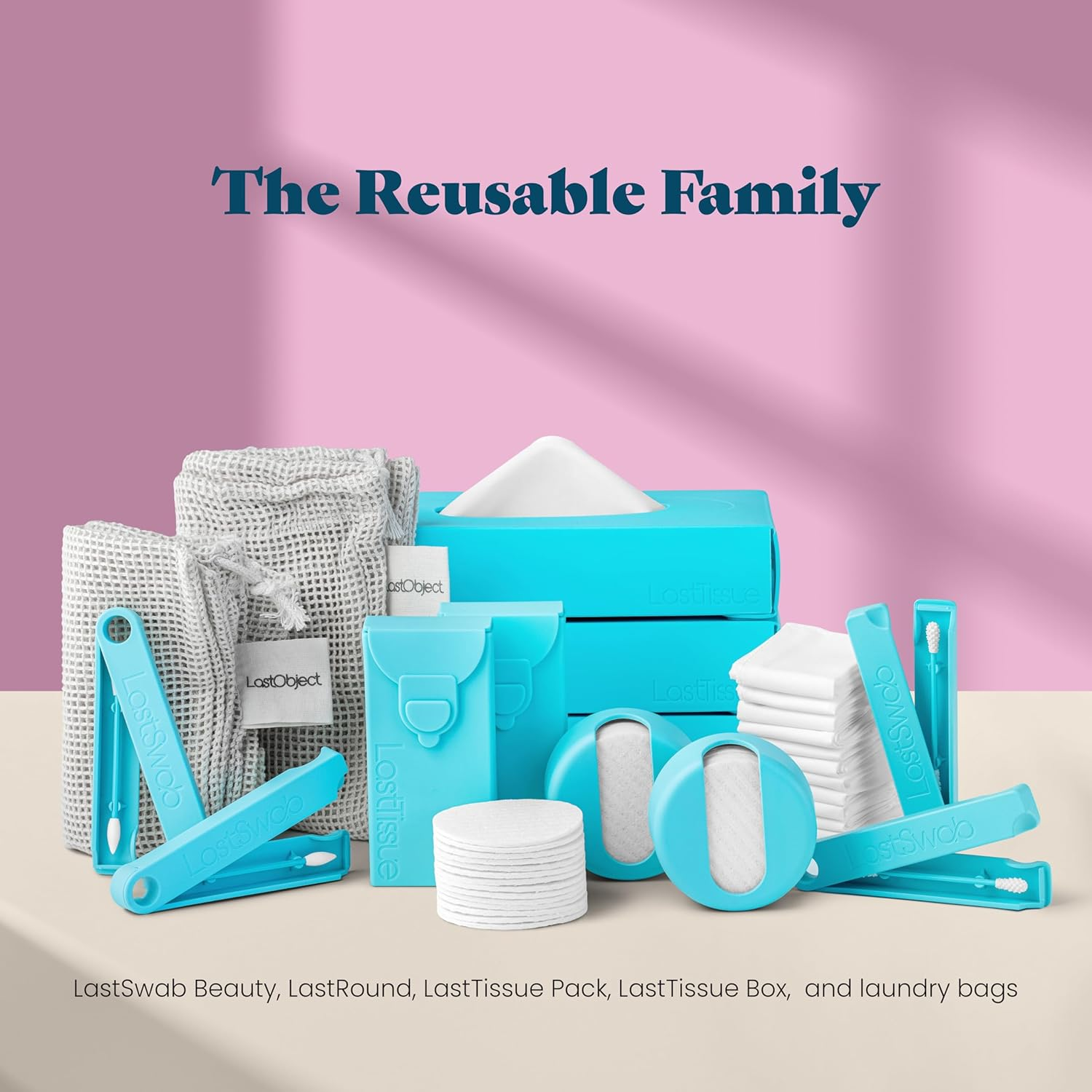 Lastswab&reg; Reusable Cotton Swabs for Gentle and Eco-Friendly Beauty Routines - the Sustainable Alternative to Single-Use Q Tips - Zero Waste & Easy to Clean - Comes with a Convenient Travel Case Holder - Turquoise image number 6