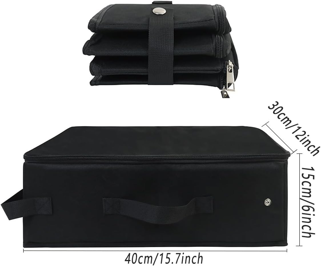 Factory Stock Portable Foldable Travel Cat Litter Box with Lid and Handle, Waterproof and Durable Fabric, Standard Size, Easy to Clean, Compact Design for Indoor and Outdoor Use image number 5