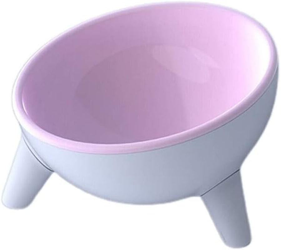 AIMALL Raised Cat Bowl Pet Feeder Pet Bowl Elevated Dog Bowls 15&deg; Tilted Pet Water Bowl, Sturdy Design, Suitable for Cats and Small Dogs