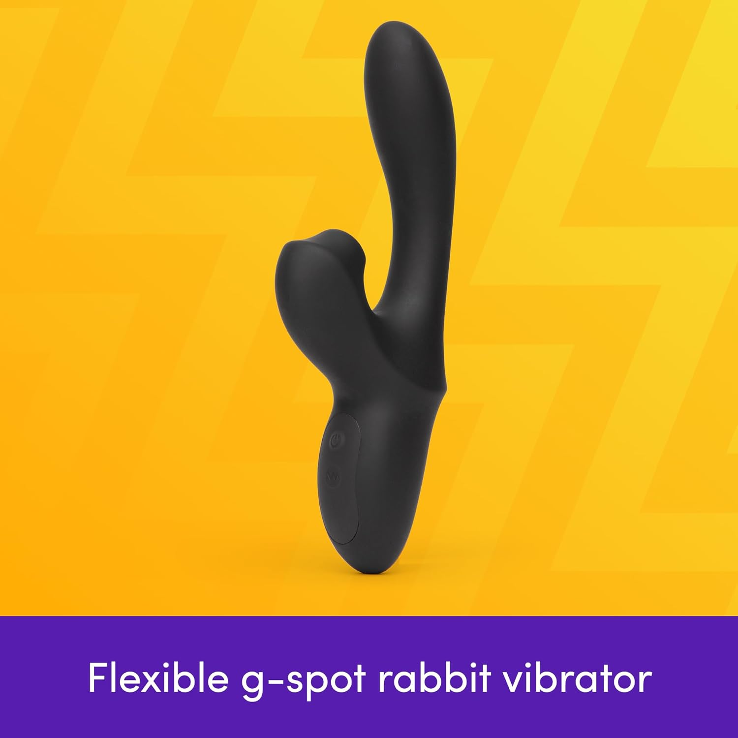 Lovehoney Dual Embrace Warming Clitoral Sucking Rabbit Vibrator Toy &ndash; 5 Inch Dual Stimulation G Spot and Clit Suction Stimulator - 7 Patterns & 3 Speed Adult Sex Toy - Rechargeable & Waterproof image number 4