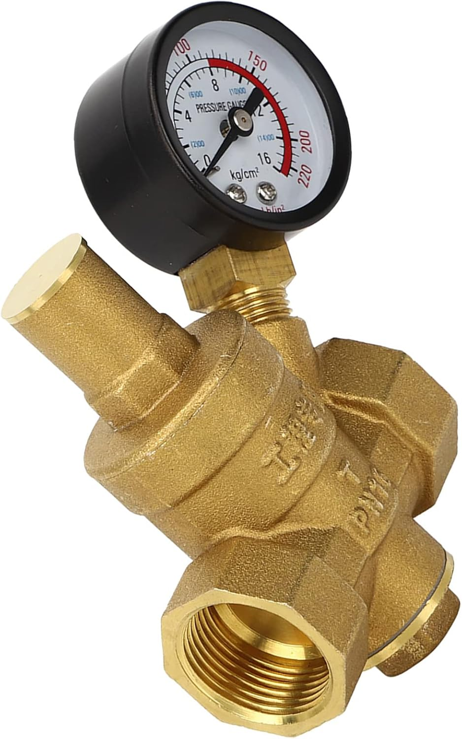 DN20 Brass Water Pressure Reducer with Measurement Device to Install Domestic Water Equipment image number 5