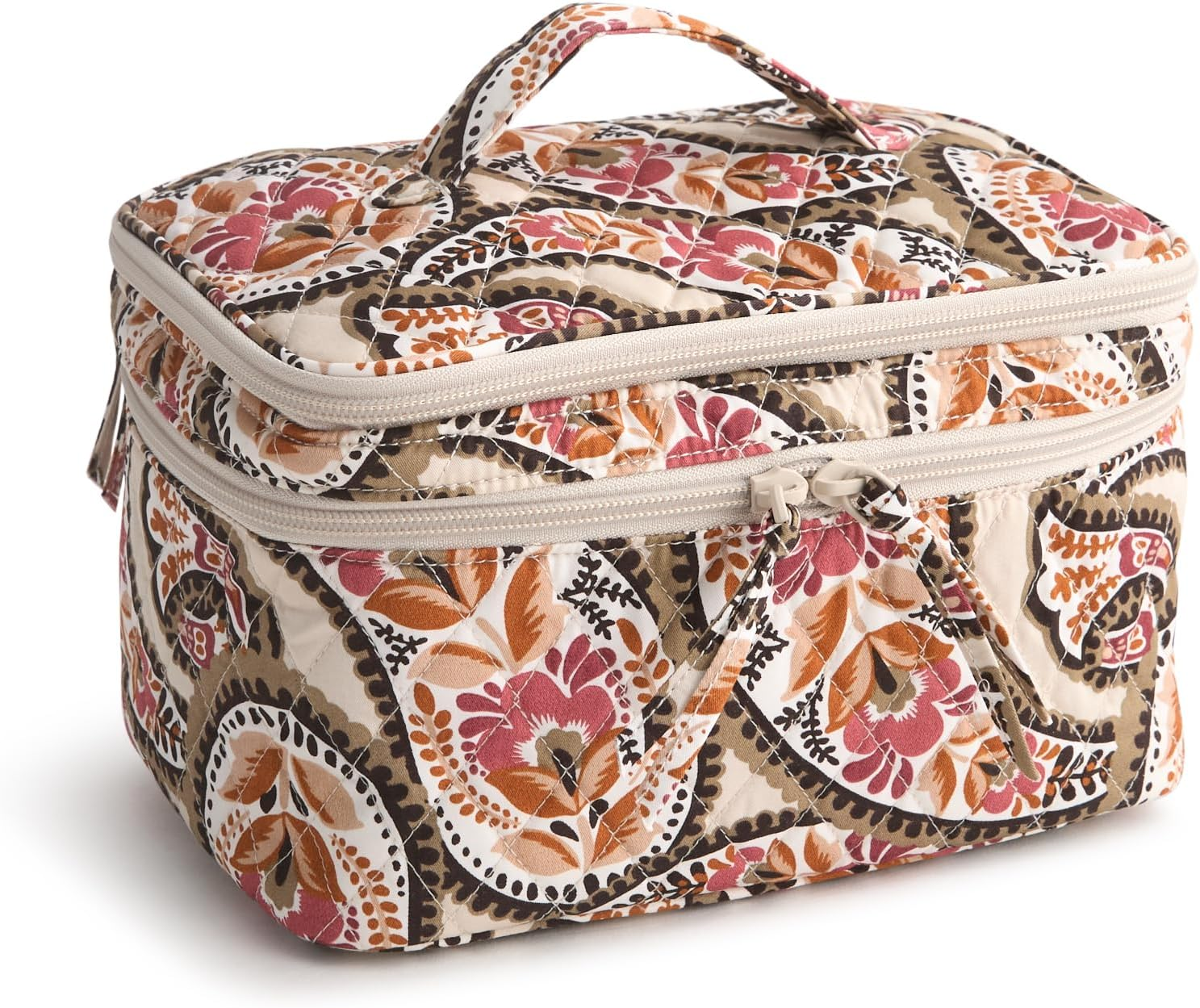Vera Bradley Women'S Premium Cotton Brush up Cosmetic Case