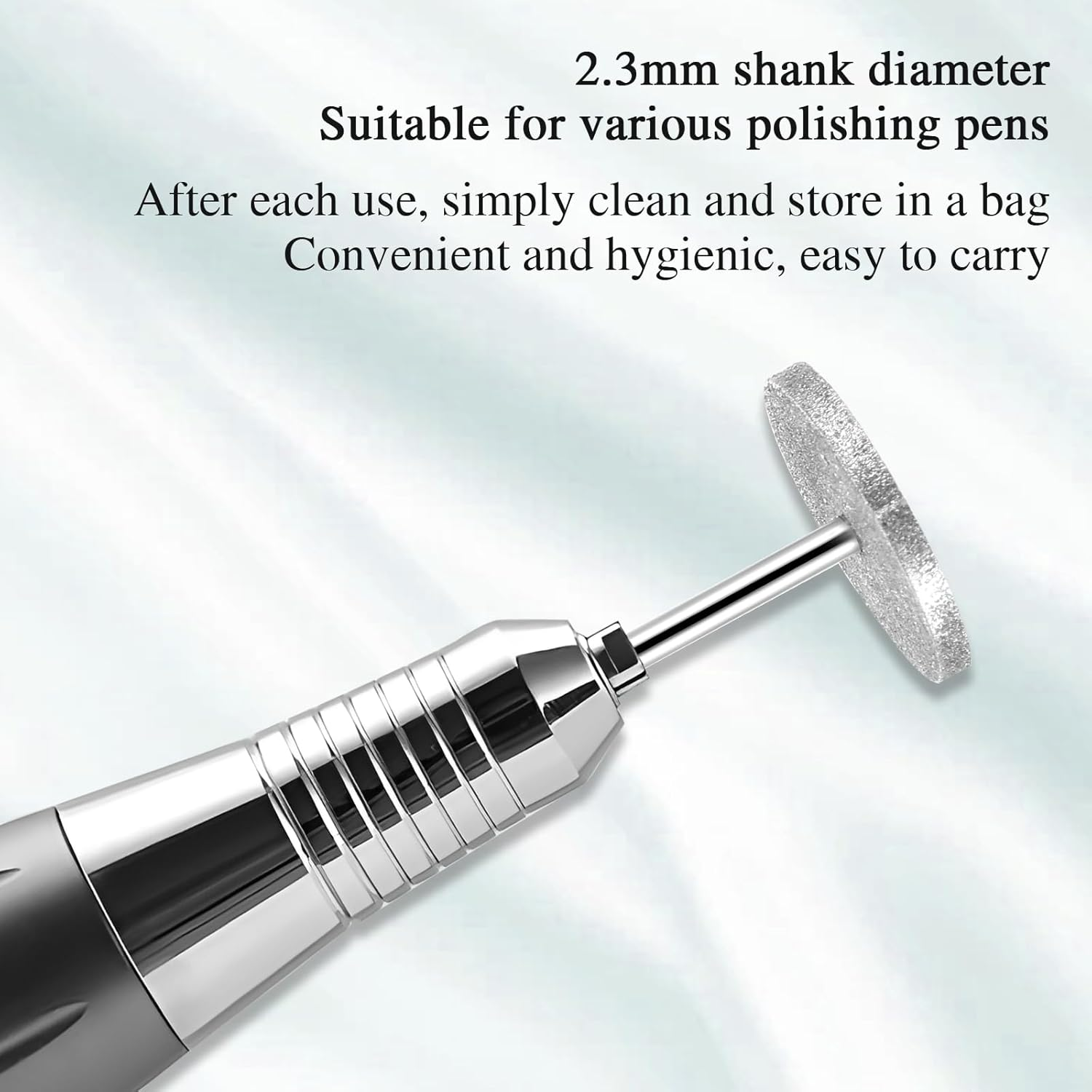 Elevatetech 2 Pcs Sanding Disc Nail Drill Bits, Electric Foot File Cuticle Bits with 4 Pcs Sanding Paper Discs Hard Skin Callus Remover Pedicure Supplies Fit for Most Electric Nail Drill Machines image number 4