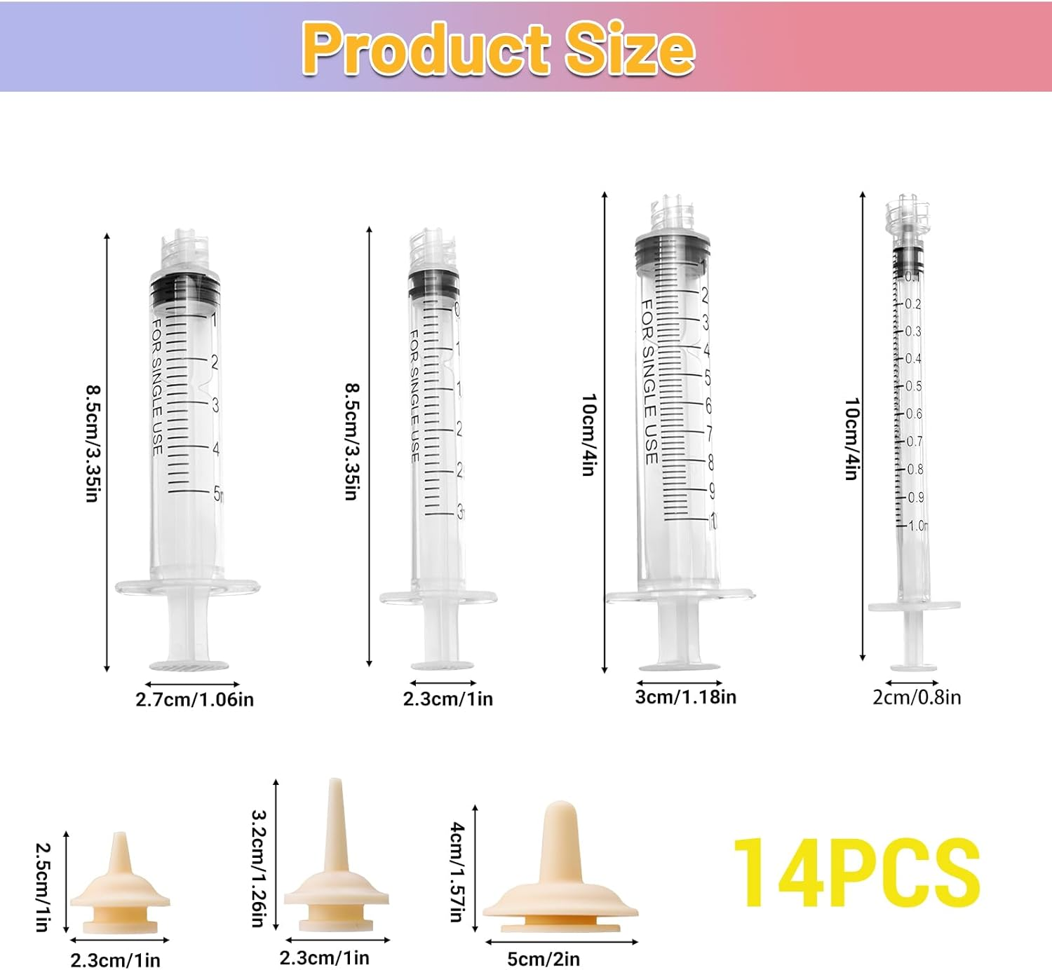 14PCS Pet Miracle Nipple for Kittens, 4PCS Kitten Feeding Syringe, 10PCS Kitten Nipples for Feeding Cats, Dogs, Small Animals and Rabbits, Cat Toys image number 6
