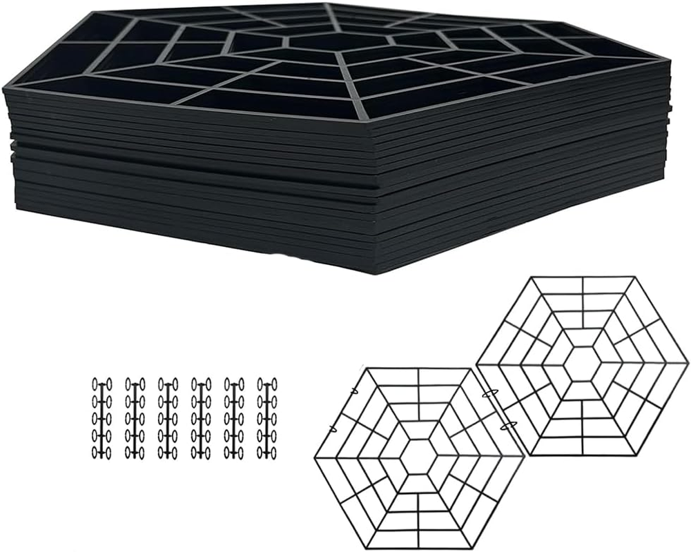 20 Pack Plastic Pond Guard Net Protector,Floating Net,Fish Protector Pond Guard,Floating Pond Netting for Koi,Protection, Heron Deterrent image number 3