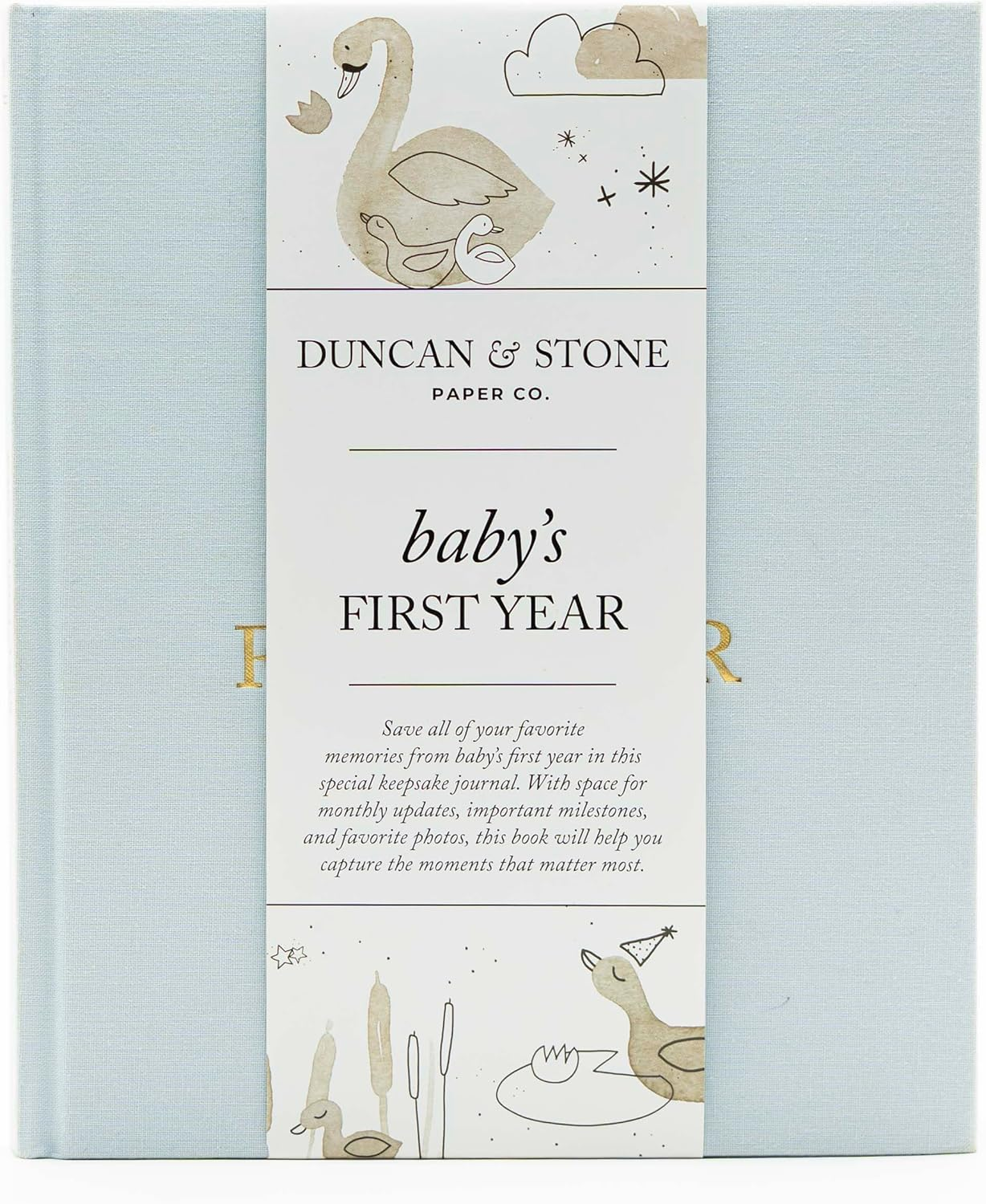 Baby First Year Book - Heirloom Keepsake Baby Memory Book to Record Important Milestones, Photos & More - Baby Keepsake Books (Dusty Rose,112 Pages)