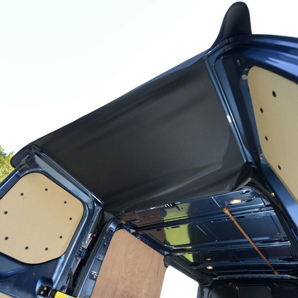 Rear Snow Door Awning Cover, Cover for Rear Barn Door, Sun Protection for Mercedes Benz Sprinter High Roof-Black image number 4