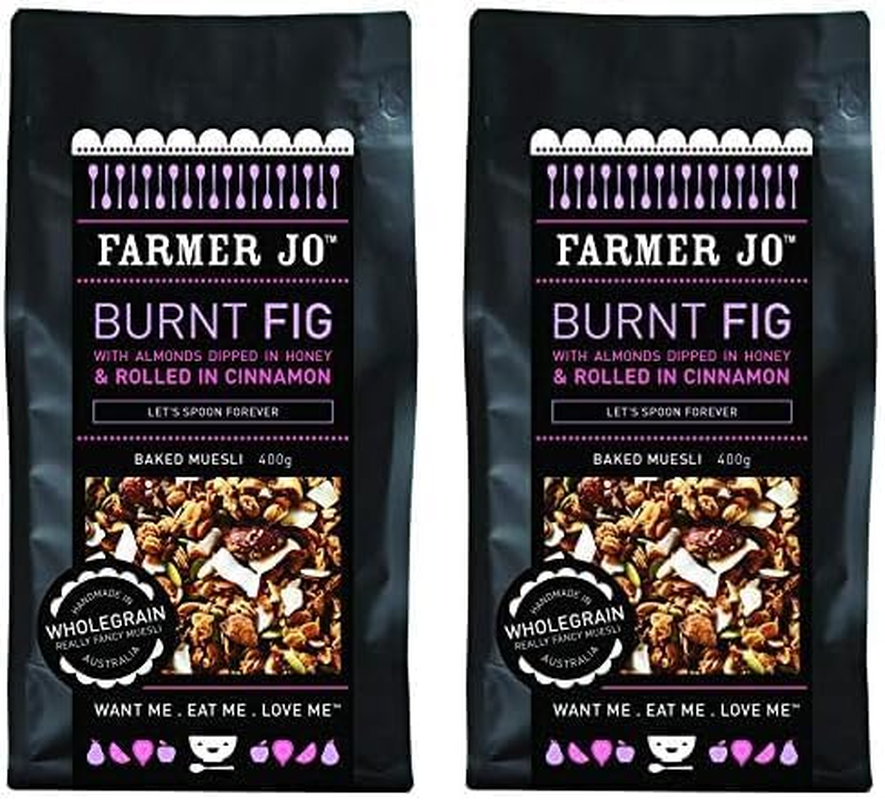 Farmer Jo Burnt Fig & Almond Baked Muesli 400G