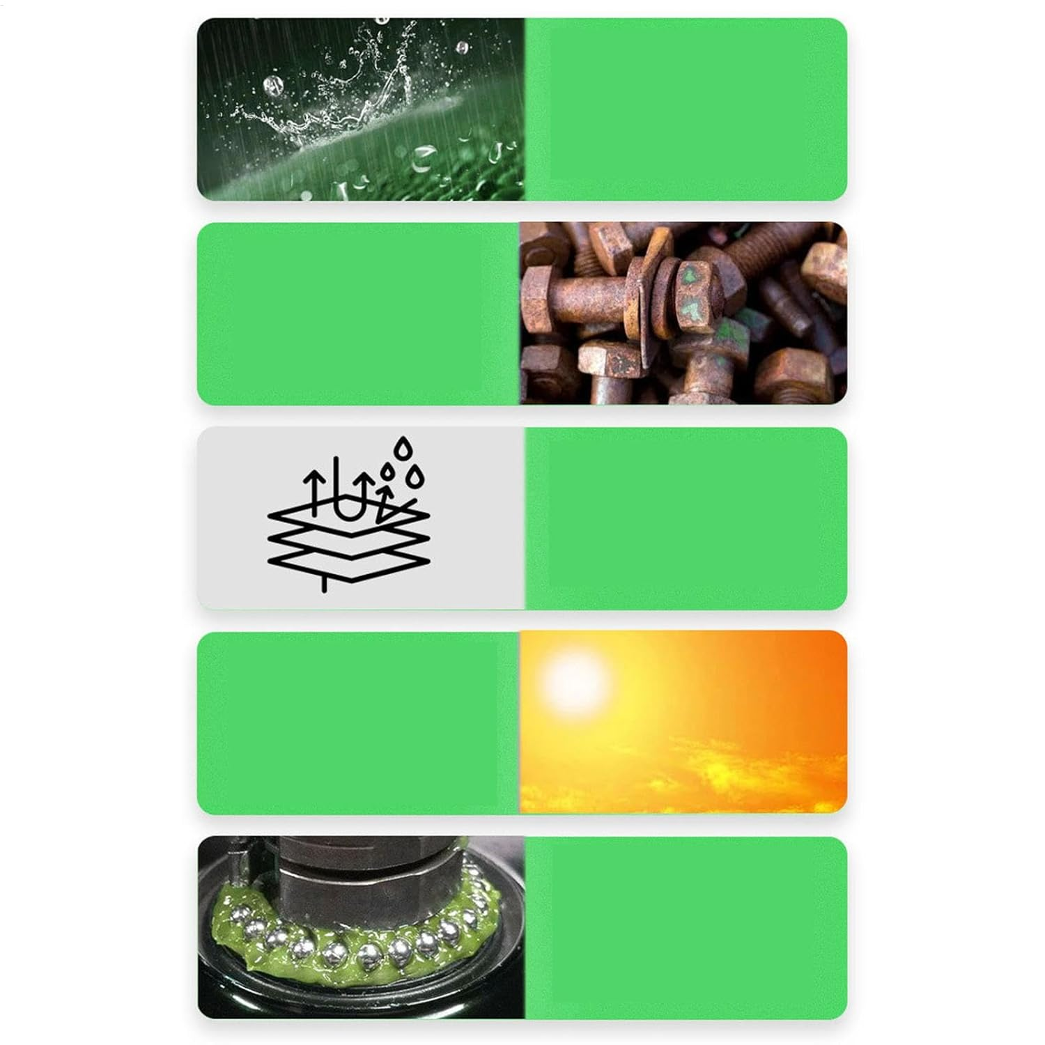 Cycle Chain Grease - 100Ml Cycle Grease Chain Bearing Bike Lubricant | Multi-Purpose Rustproof Cycle Cleaner Long Lastingchain Wax for Forks & Wheel image number 5