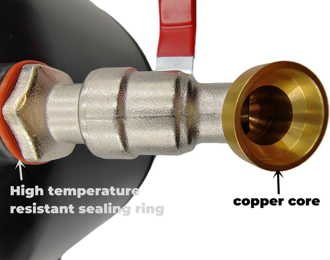 Electric Wax Melter for Candle Making with Pot Stand, 7 Qts (14 Lbs), Soy Wax Melting Pot Kit with Quick Pour Valve image number 5