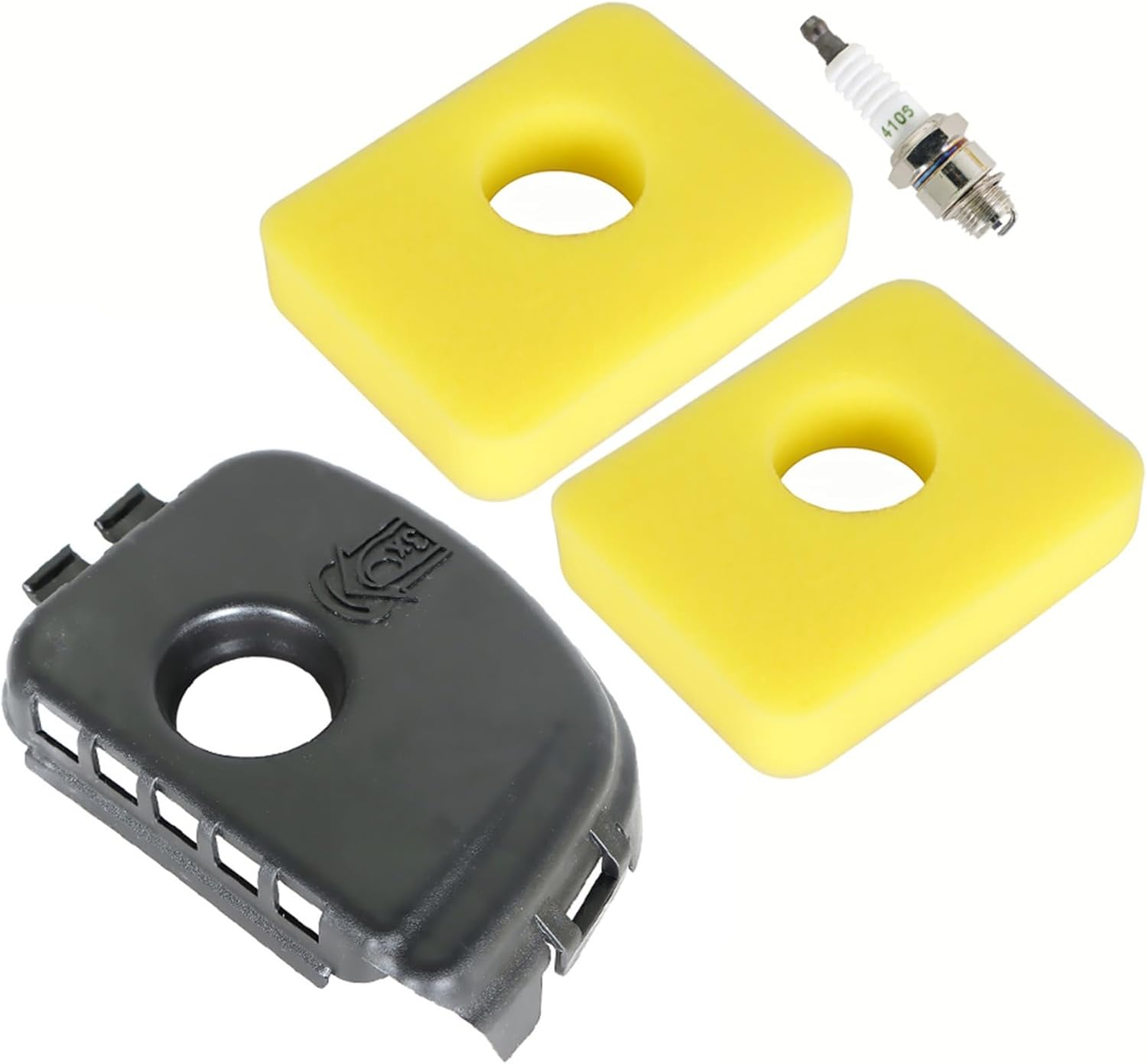 Air Filter Service Kit 590581 Cover 799579 Replacement for Briggs Stratton 450E 500E 125Cc Plug image number 4