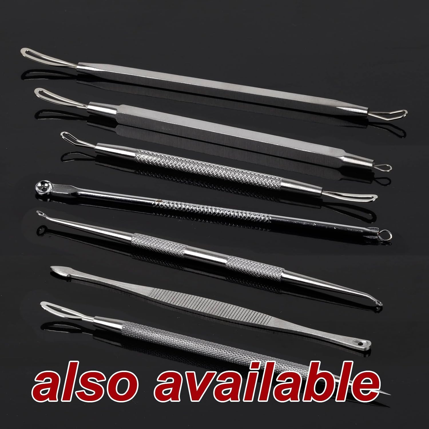 Blackhead Remover Kit Pimple Tool, 1 Pc,Stainless Steel, Marks Dark Spot Nose Head Comedone Extractor Acne Whitehead Blemish Cleaner Popper Set Professional Forehead Face Skin Tools Removal 1#
