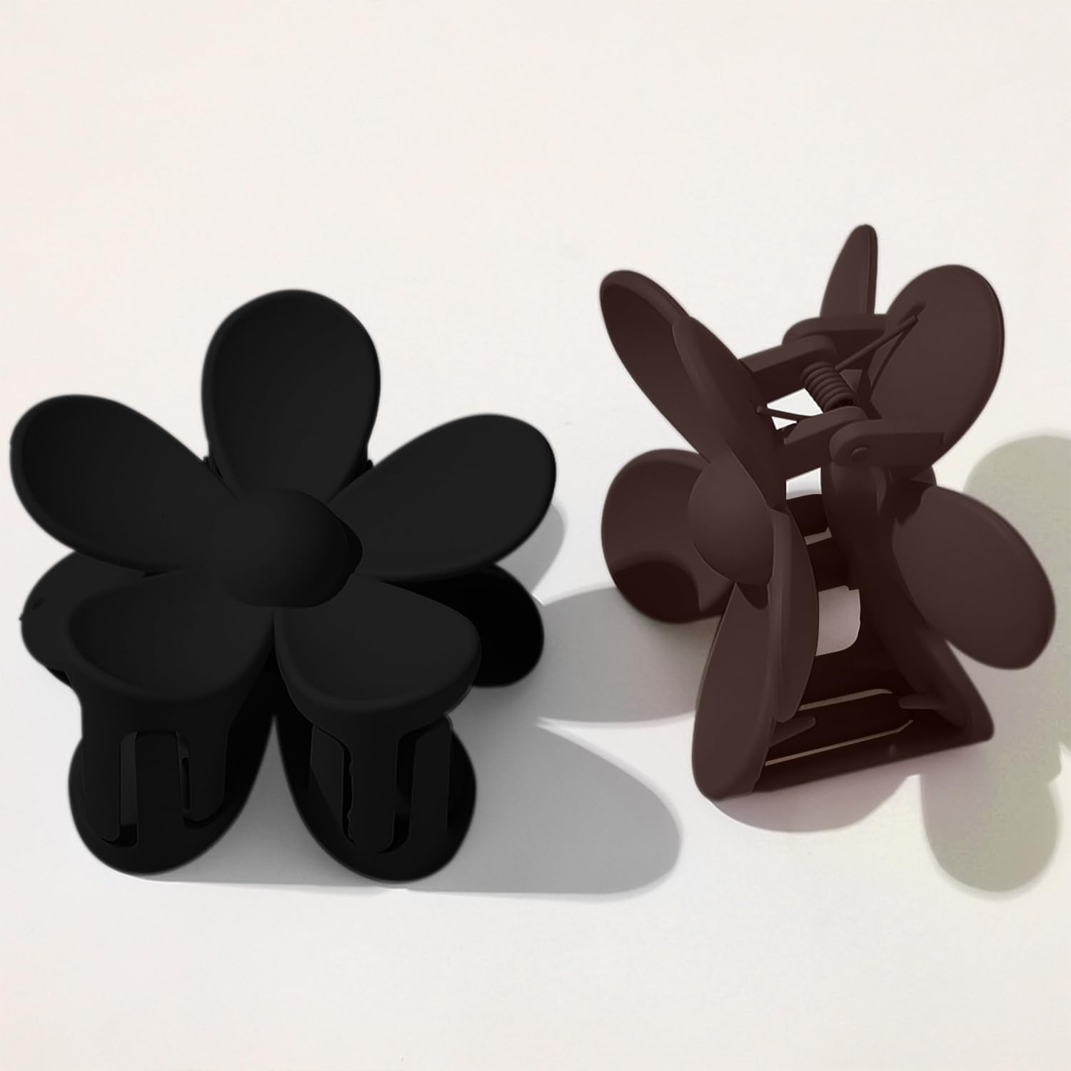 6-Piece Flower Hair Clip, Soft Flower Hair Clip, Slippery Flower Hair Clip, Cute Flower Hair Clip, Suitable for Women and Girls with Thin and Medium Thick Hair image number 3