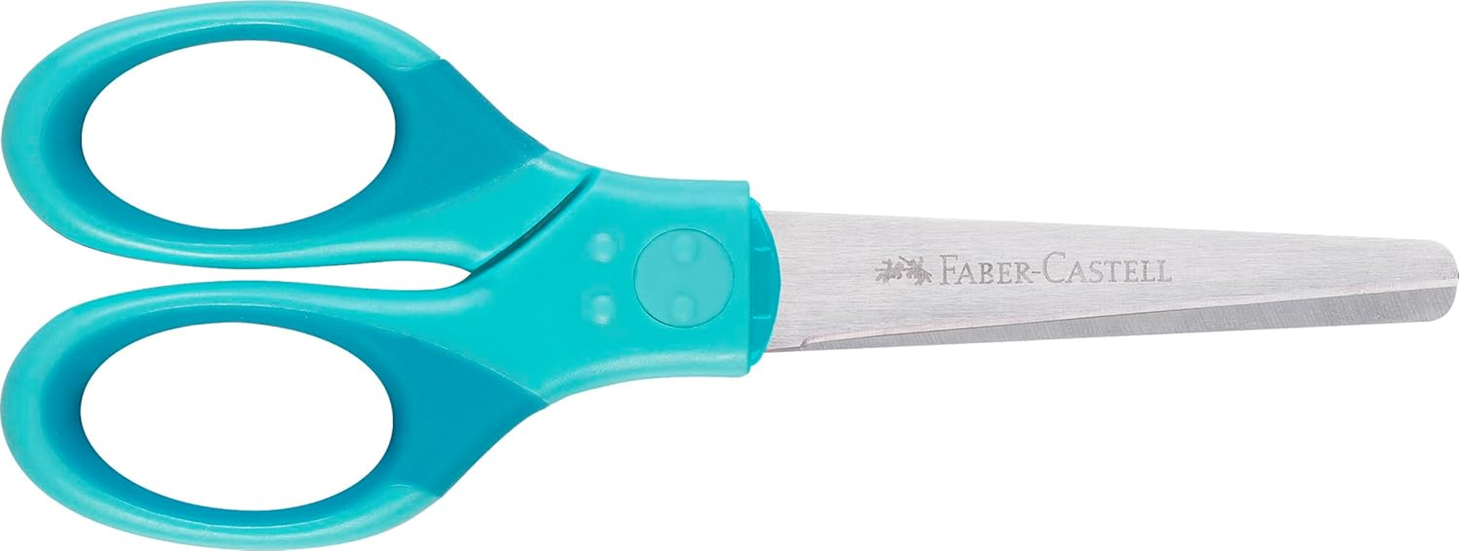 181554 4005401815549 Faber-Castell &ndash; 181554 School Scissors Grip, Turquoise