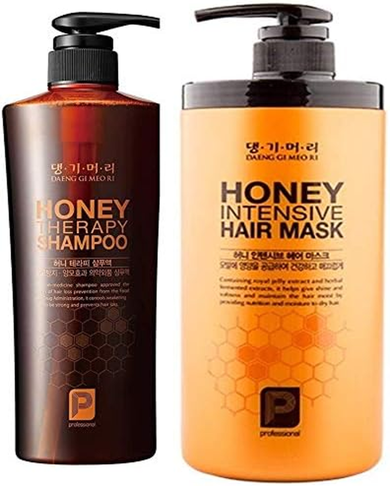Daeng Gi Meo Ri Honey Intensive Hair Mask Pack 1000Ml (Set) image number 2