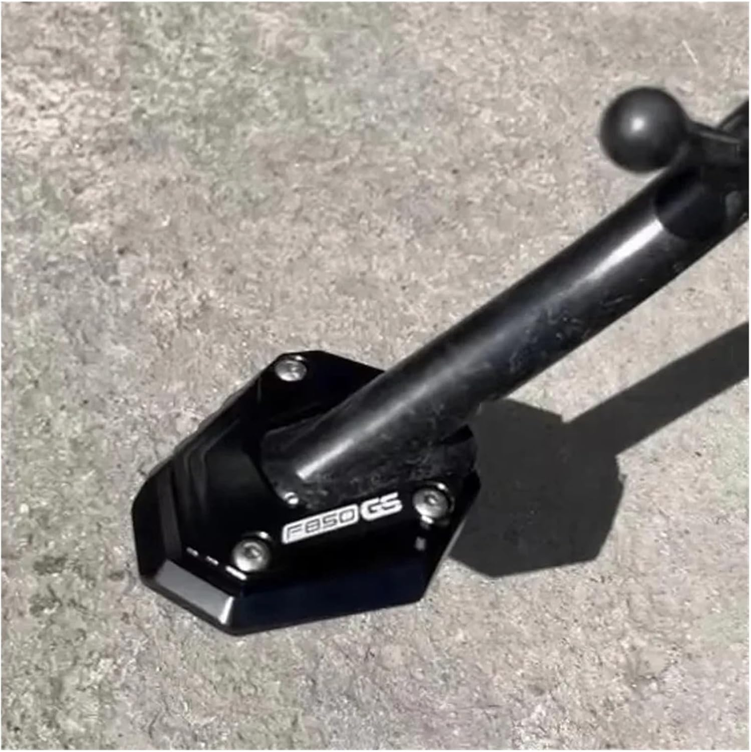 Jiningxinxin F850GS F750GS F800GS F900GS ADV Kickstand Motorcycle Side Stand Extension for GS Adventure(Red-Gs) image number 5