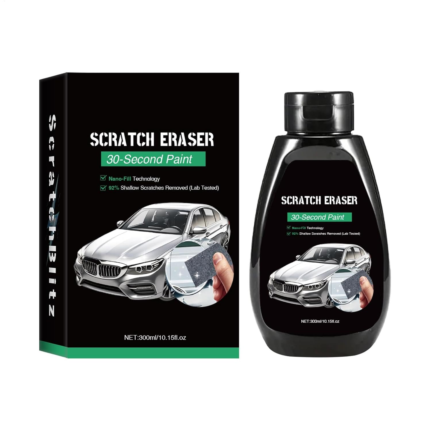 Scratch Repair Polishing Agent - Multifunctional Polishing Compound - 300Ml Portable Automotive Buffing Tool, Vehicle Cleaning Supplies for Trucks image number 6