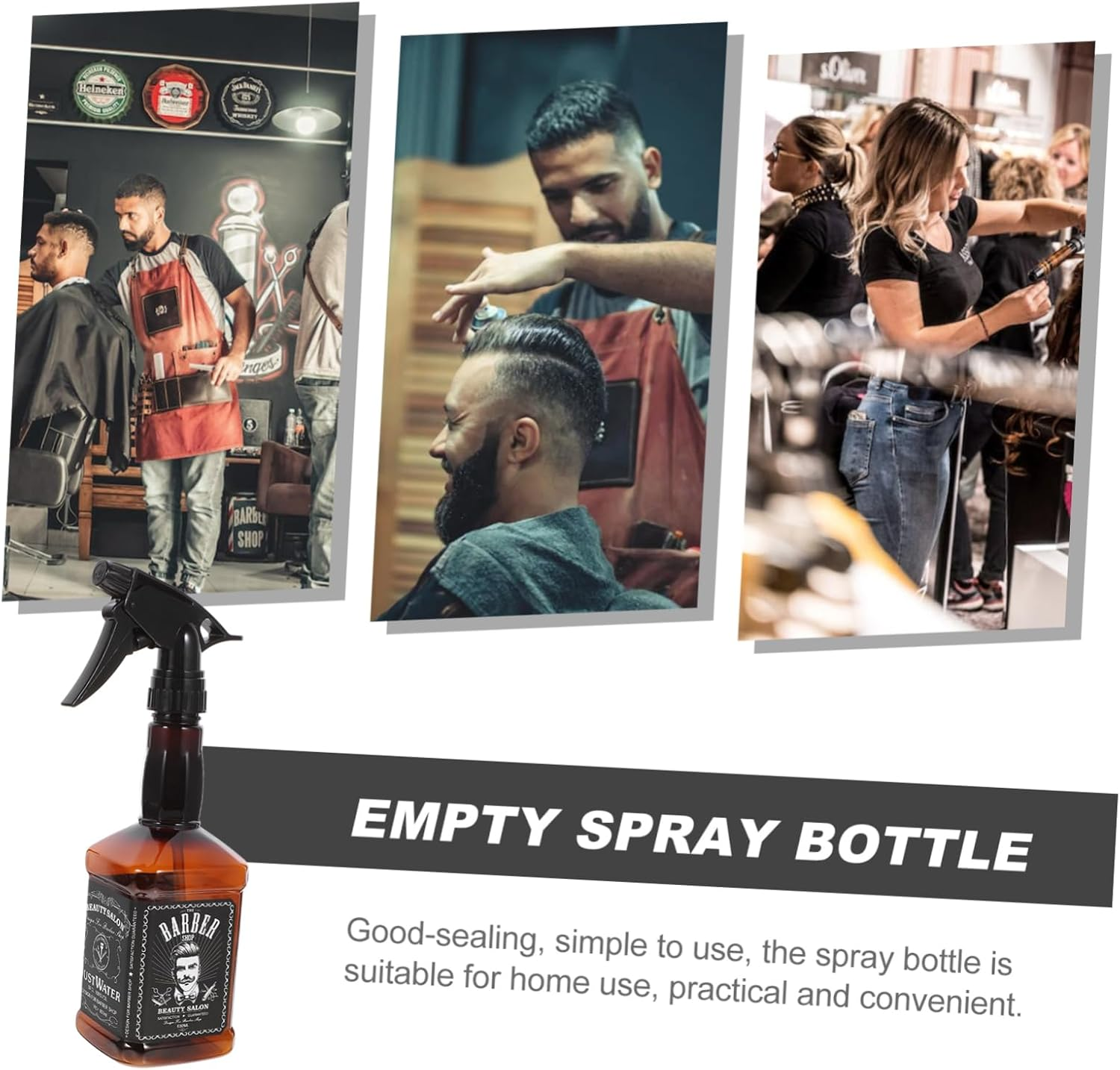 AUTSUPPL Watering Kettle Travel Container Spray Bottle for Hair Small Spray Bottle Empty Bottles Salon Supplies Barber Salon Sprayer Watering Sprayer Hair Salon Watering Tool Watering Pot image number 3