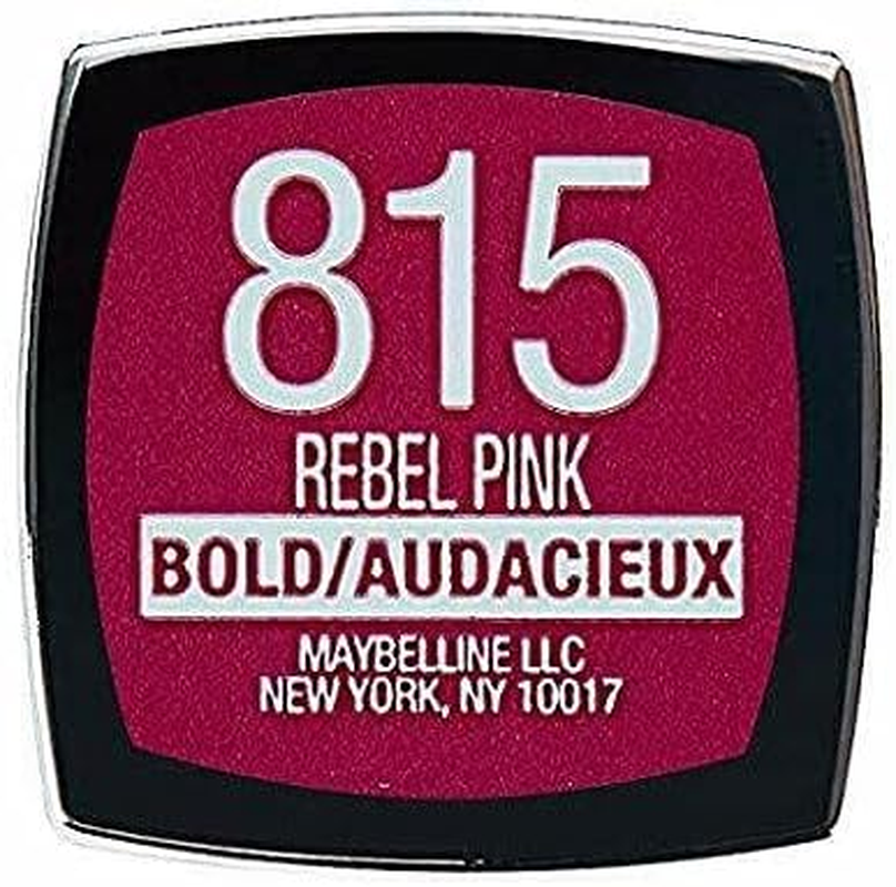 Maybelline New York Color Sensational the Loaded Bolds Lipstick, Rebel Pink, 0.15 Ounce - 1 Count (Pack Of 1), Pink Pop image number 7