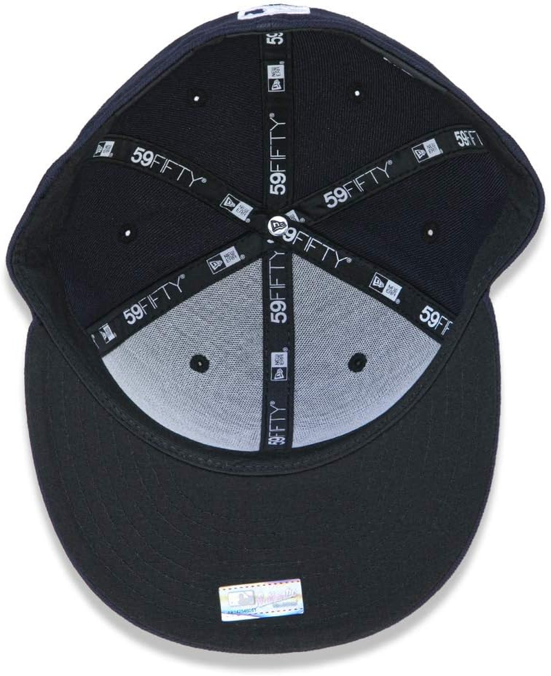 New Era Mens New York Yankees MLB Authentic Collection 59FIFTY Cap - Blue image number 3