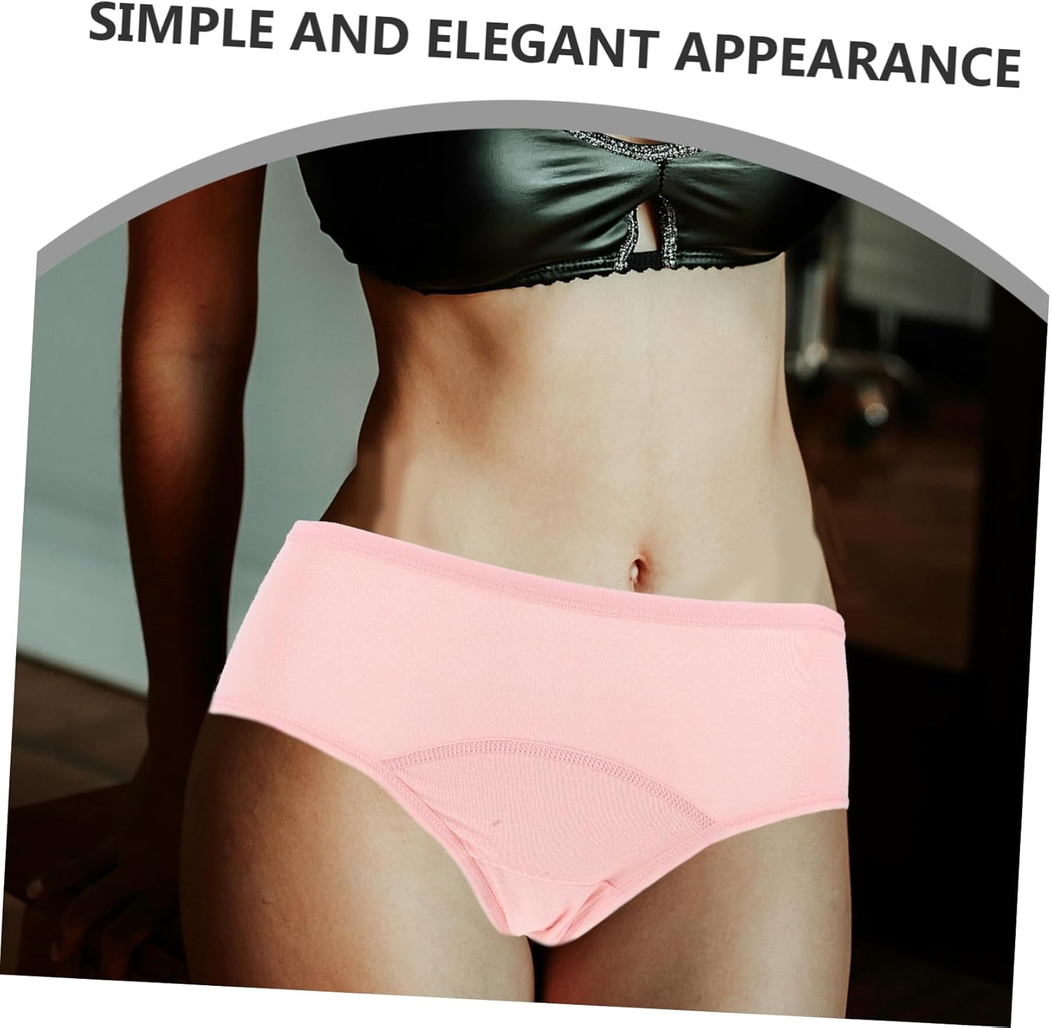 Leak Period Underwear for Women Soft Cotton Breathable Briefs Comfortable Hipster Style Leak Resistant Protection for Heavy Flow Days image number 7