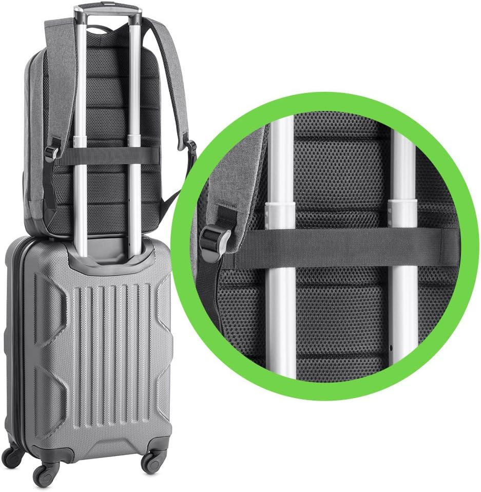 Belkin Classic Pro Backpack Laptop Bag,Grey,15.6 Inches,F8N900Btblk image number 1