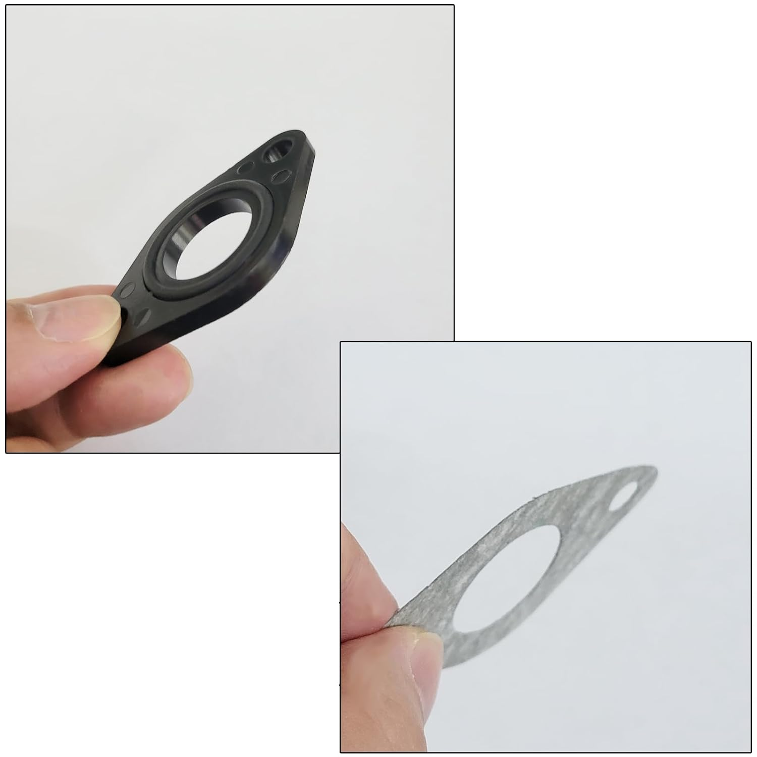 4 Sets Car Carburetor Intake Gaskets Carburetor Intake Manifold Gaskets with O-Ring Replacement for 50Cc-125Cc Dirt Pit Bike ATV 4 Wheeler Quad Scooter image number 3