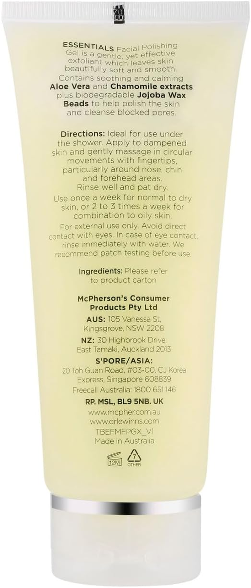 DR LEWINN'S Facial Polishing Gel 150G