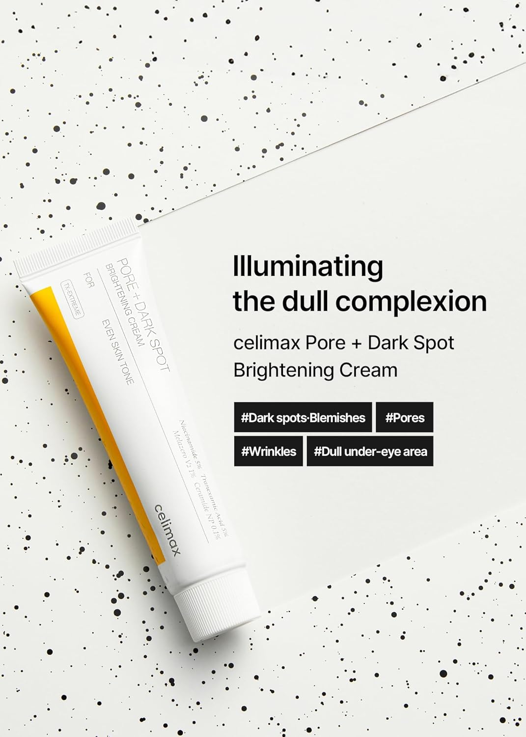 Celimax Pore+Dark Spot Brightening Cream, Skin Tone Evening Treatment, Pore Refining Formula 35Ml image number 5