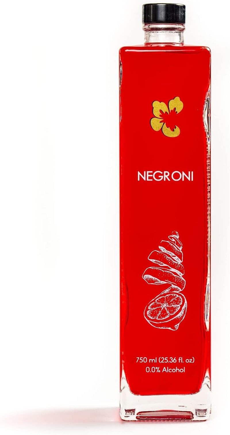 Sakurafresh Negroni | Zero Alcohol Italian Cocktail| Awards Winning - Five Global Medals |All Natural Botanicals Extract | Use in Negroni Frappe, Oaxacan Negroni, Negroni Garibaldi or Boulevardier Cocktails | Drink as Straight Pour or in Cocktails image number 2