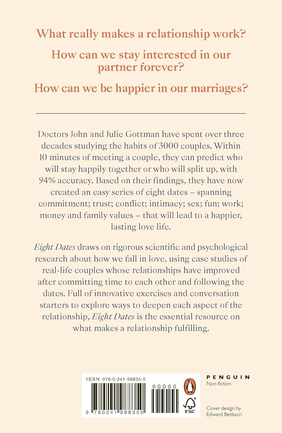 Eight Dates: to Keep Your Relationship Happy, Thriving and Lasting