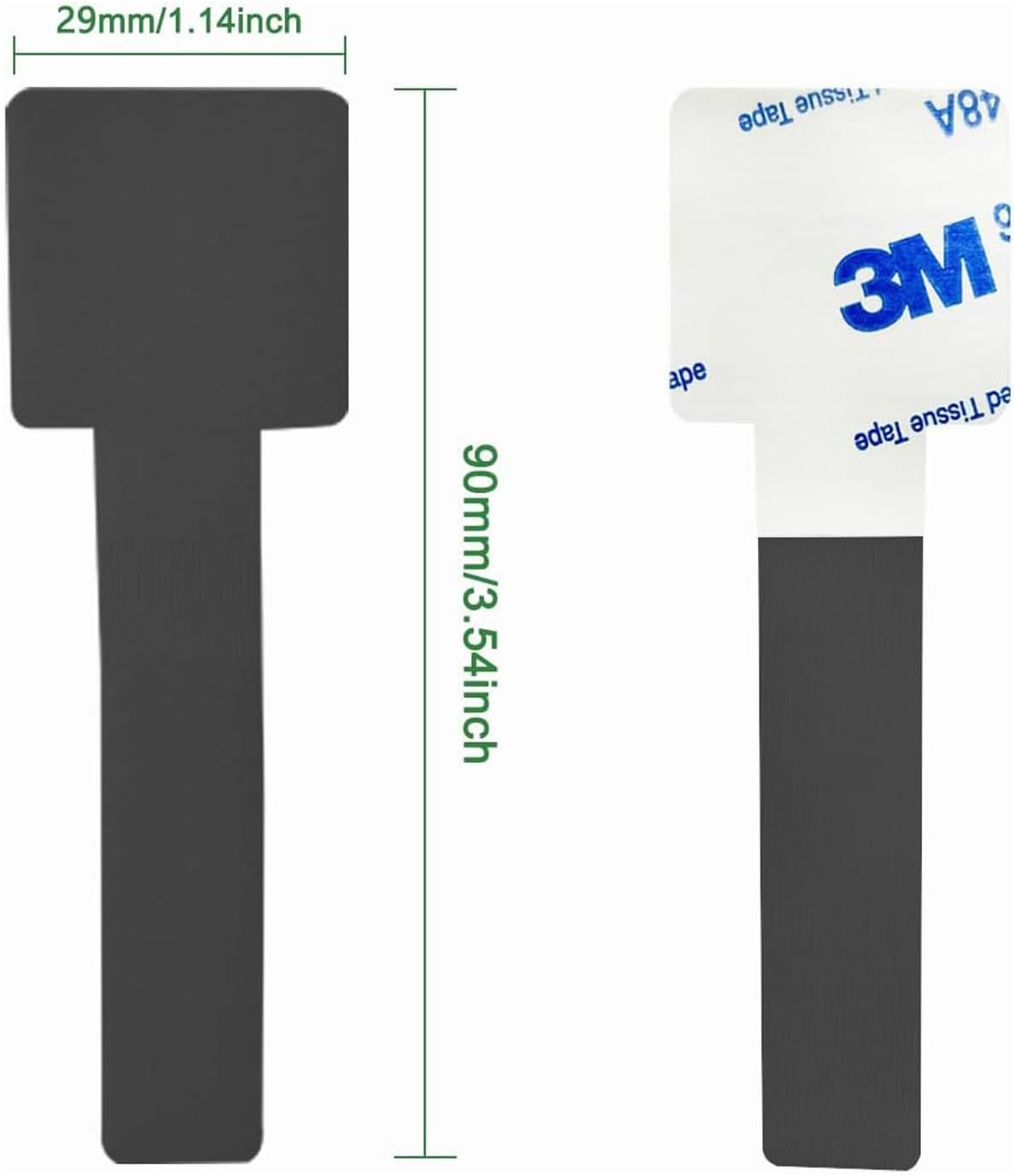 Shengsenfu 100 PCS Self-Adhesive Hook Sticky-Back Cord Organizer for under Desk Cable Management, Adjustable Nylon Wire Organizer for Home and Office, Adjustable Cable Management Reusable Cable Clips image number 1