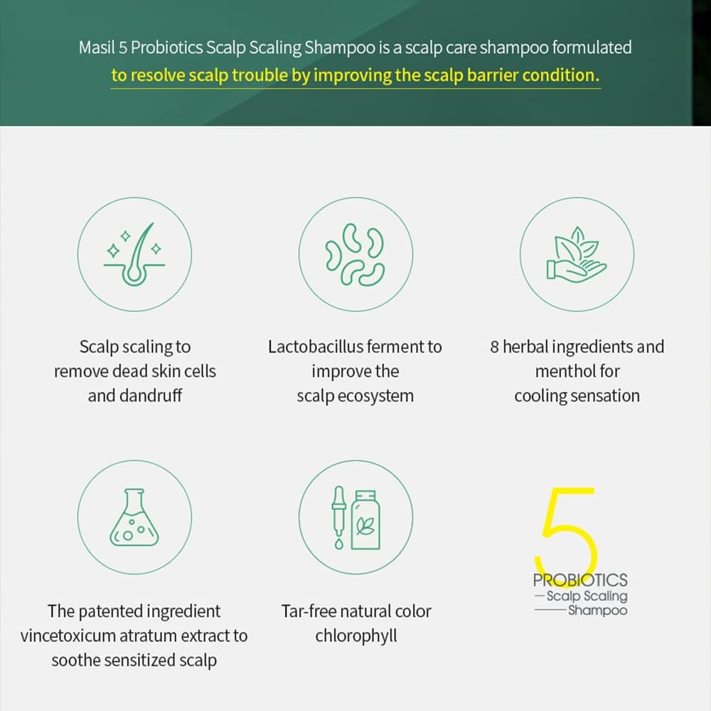 MASIL - 5 Probiotics Scalp Scaling Shampoo Stick Pouch 8Ml X 20 Pcs