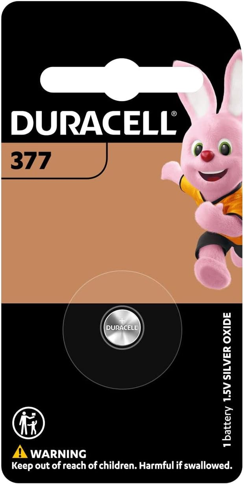 Duracell Speciality 377/376 Button Battery (Pack of 1) image number 1