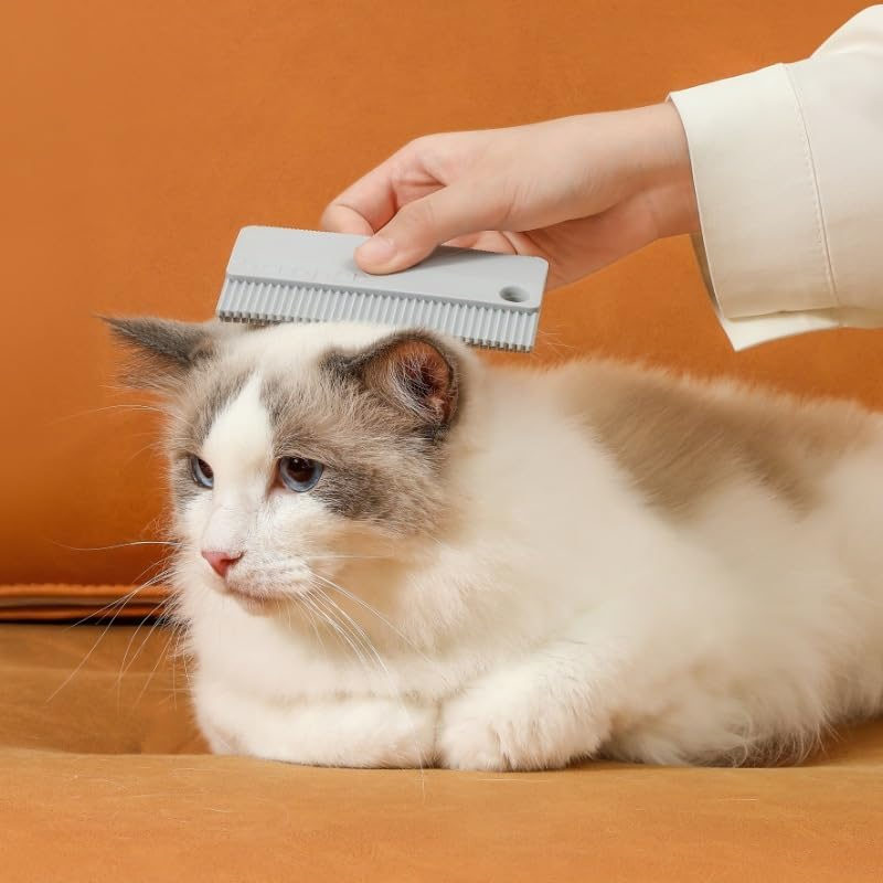 Silicone Pet Hair Remover Brush Lint Comb, 2Pcs Silicone Lint Comb Deshedding Brush for Dogs and Cats, Pet Dog Cat Hair Remover for Carpet image number 3