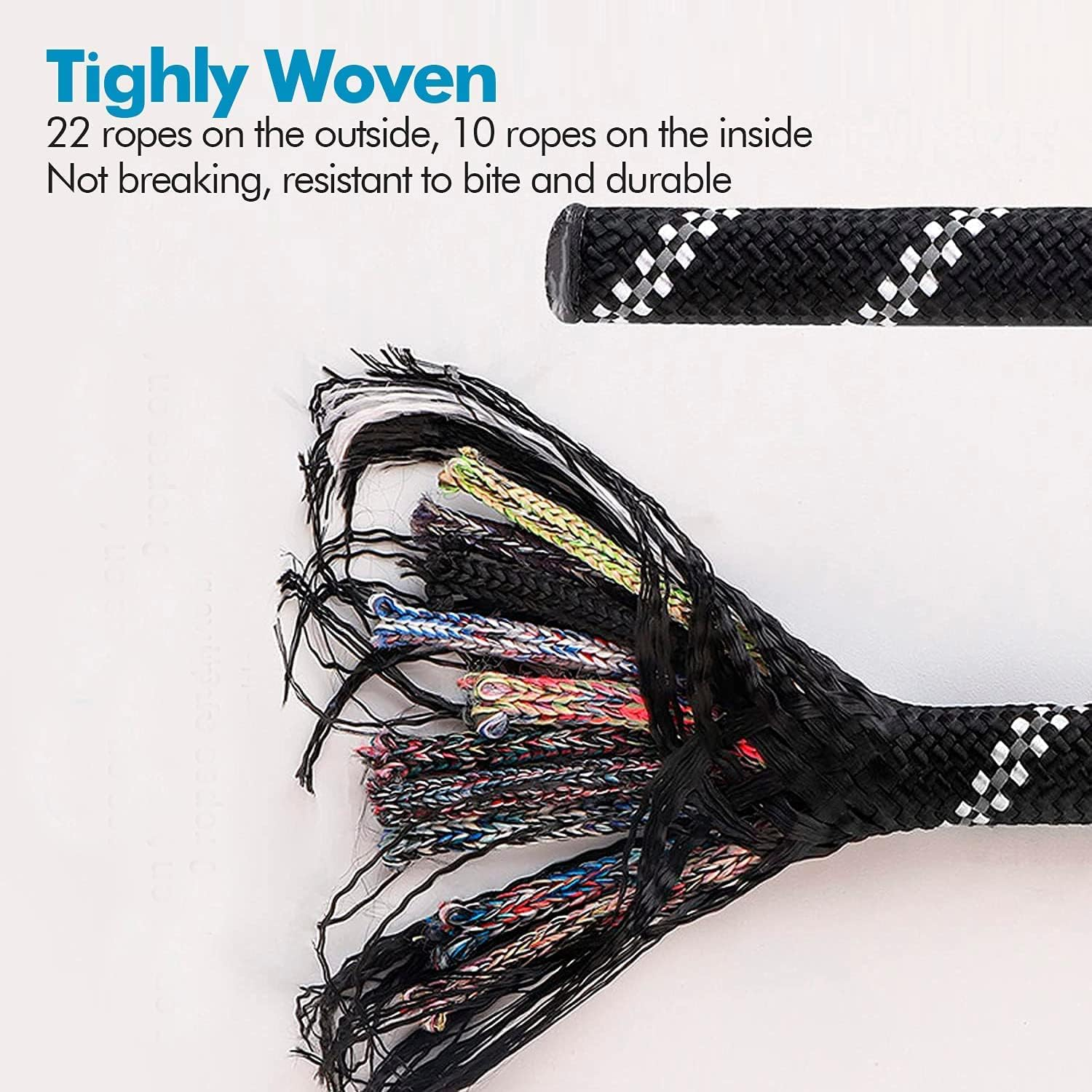 Edipets, Dog Lead, Strong Dog Leash with Padded Handle for Puppy, Small, Medium and Large Dog, 120Cm, 150Cm, 220Cm (120Cm, Black) image number 3