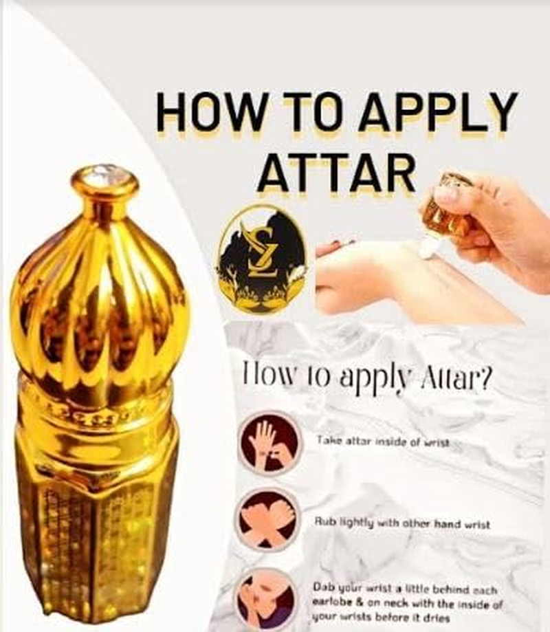 SH HARSHINGAR ATTAR 12Ml Suitable for Daily Uses, Occasions & Parties Long Lasting Fragrance Roll on Perfume Oil Leak Proof Available in Travel Size for Unisex with Elegant Bag. image number 6