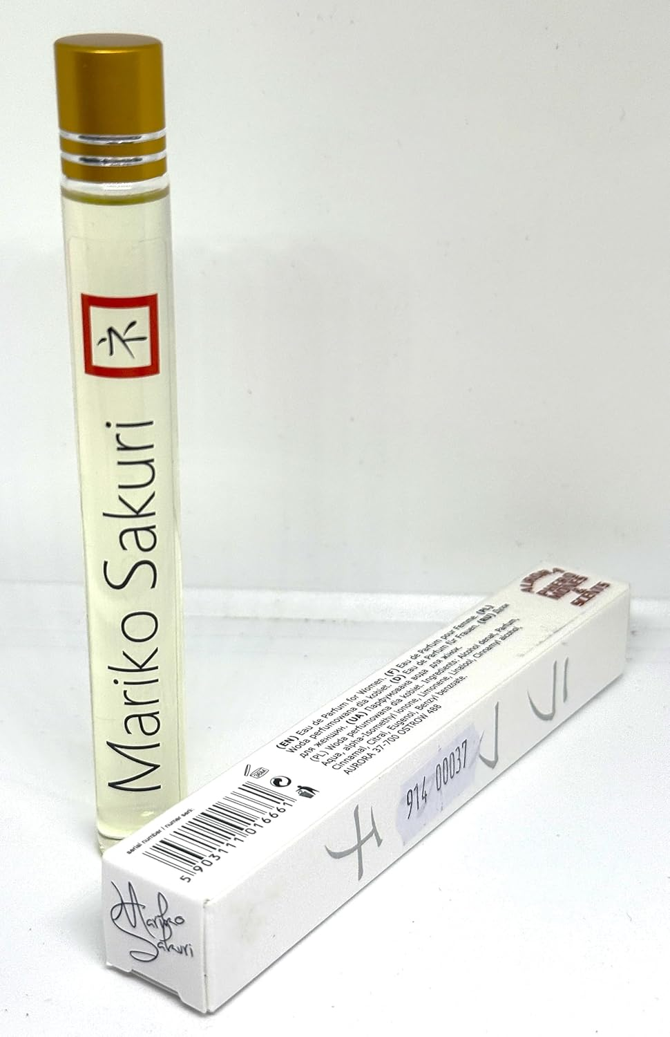 Mariko Sakuri Japanese Roll-On Perfume for Women &ndash; Luxury Asian Fragrance with Jasmine, Patchouli, Bergamot & Oakmoss &ndash; Elegant, Spicy, Sensual Scent &ndash; Inspired by Eastern Sophistication 15Ml image number 2