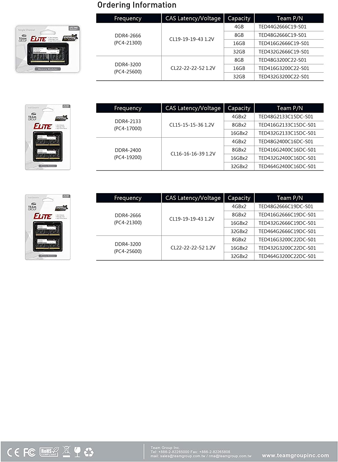 Team Elite 8GB SODIMM DDR4 2666 image number 5