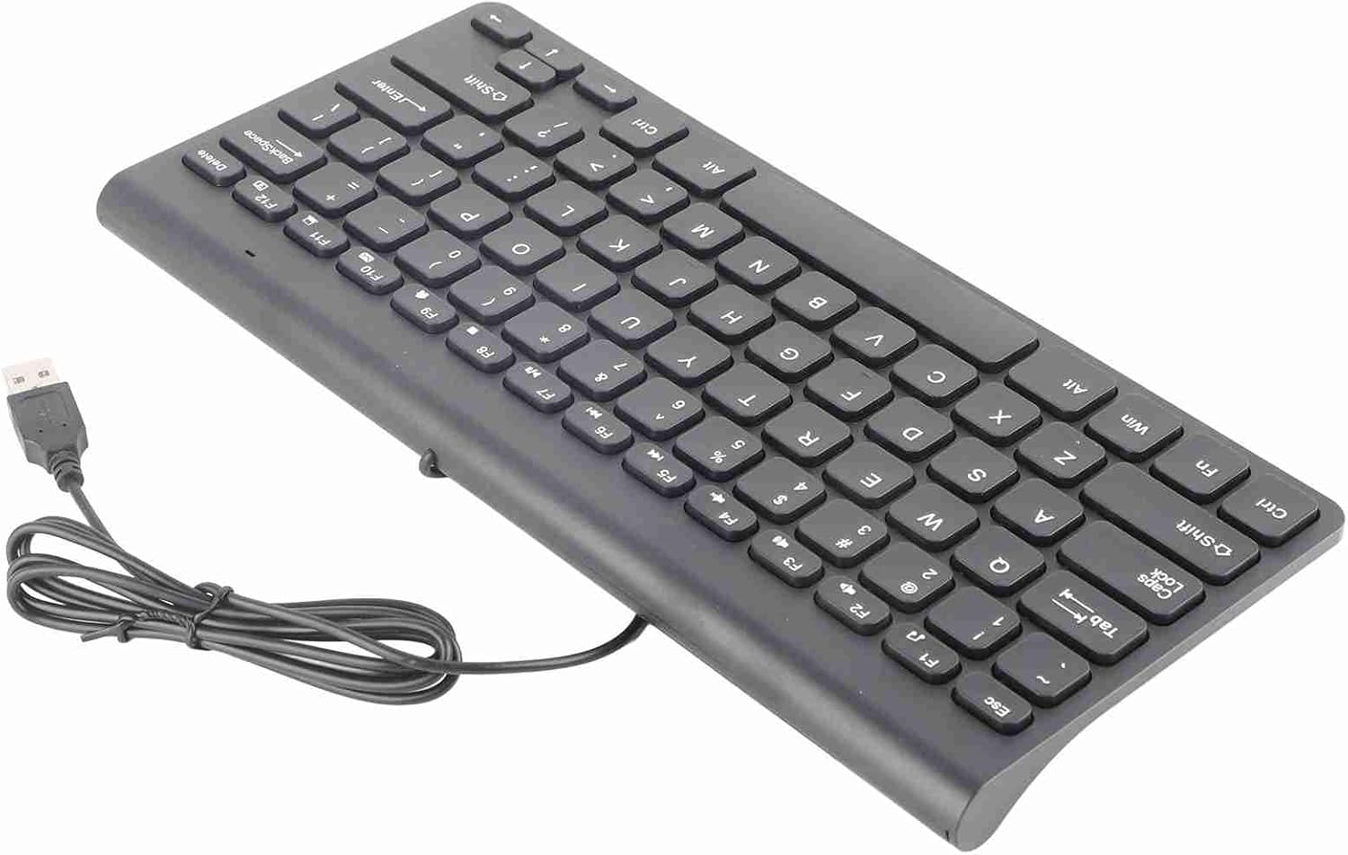 XUMIUZIY Wired Keyboard Mouse Combo, Ultra-Thin USB Wired Keyboard Optical Mouse Mice Set Combo for Computer, Laptop, PC, Desktop, Notebook (White)