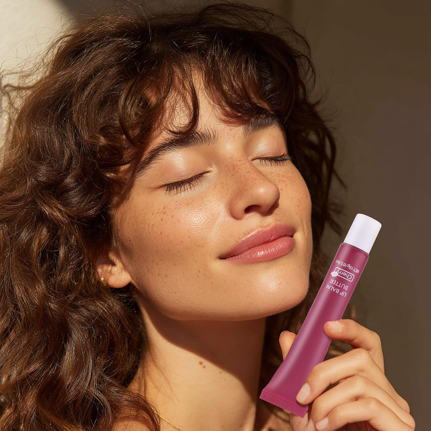 VRAIKO 2-In-1 Silky Lip Butter Balm & Lip Gloss, Hydration with Shea & Olive Oil Blend, Non-Sticky Moisture for Chapped Lips, Natural Ingredients (Cherry) - Brown Sugar image number 6