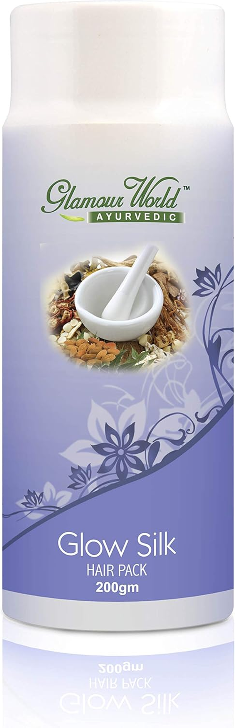 Glamour World Ayurvedic Glow Silk Hair Pack - Controls Hairfall & Premature Greying| Controls Dandruff, Hair Loss and Premature Greying and Other Scalp Related Problems by Nourishing Hair Follicles. image number 3