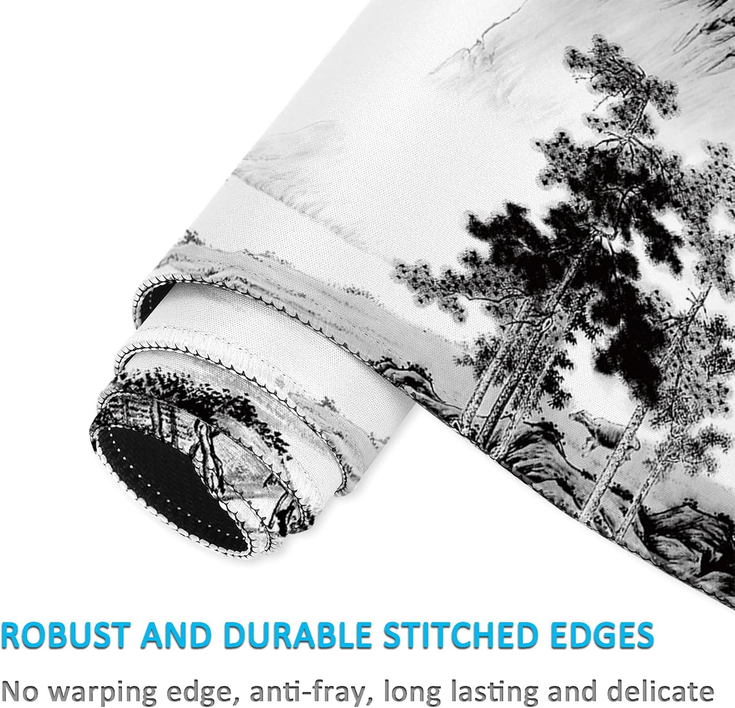 LL-COEUR Oversized Gaming Mouse Mat with Motif 120 X 50 X 0.3 Cm, Long Desk Mat, Non-Slip Mat for PC, Laptop, Keyboard (Landscape 2, 1200 X 500 X 3 Mm) image number 2