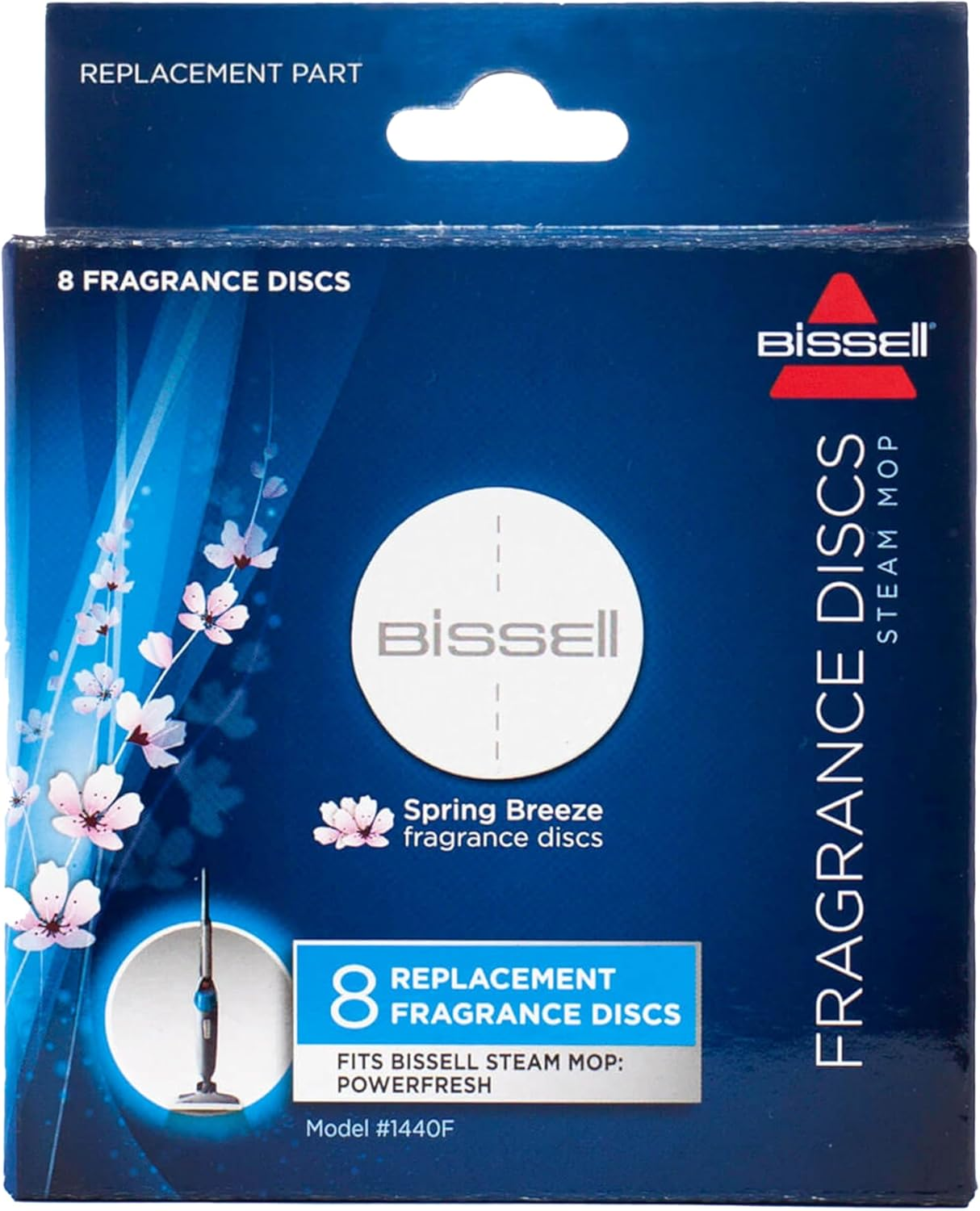 BISSELL Powerfresh Steam Mop Fragrance Discs 1030F | Spring Breeze, 8 per Pack