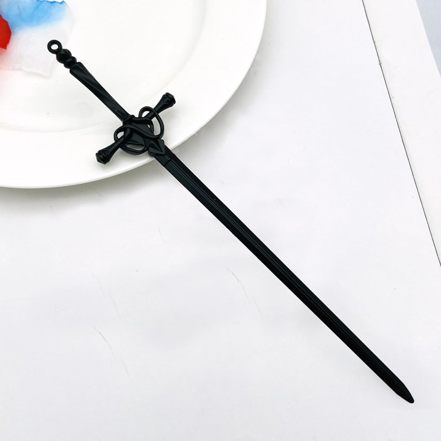 2 Pcs Metal Sword Hair Sticks Vintage Hair Chopsticks Simple and Elegant Hair Pins Sticks for Women and Girls Daily Wear