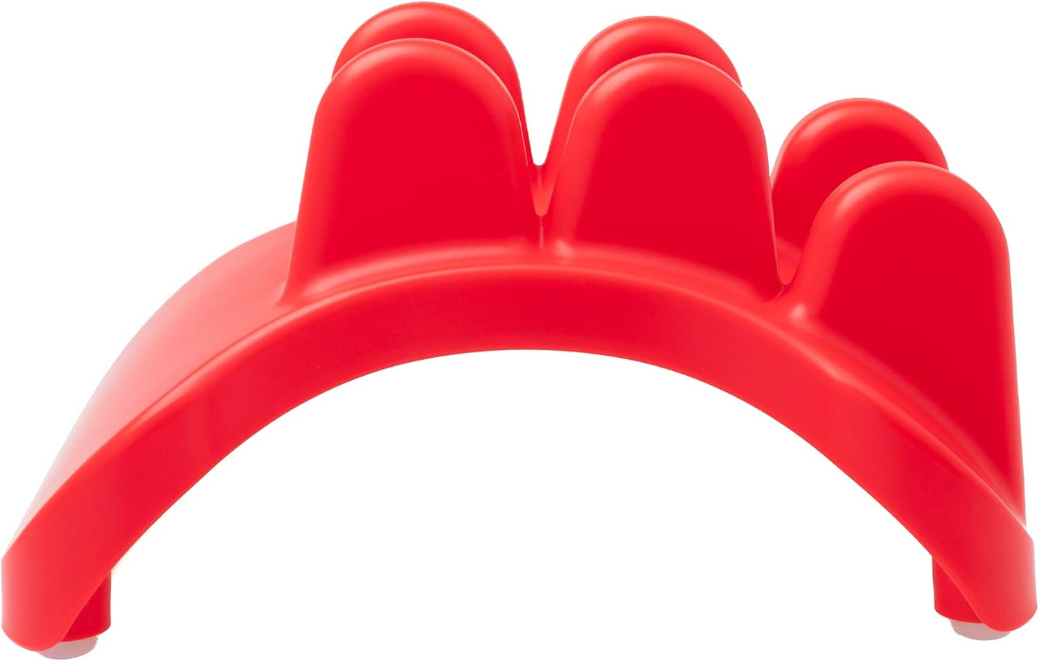 PSO NECK Muscle Release Tool and Neck Massager - Neck Tension Reliever and Personal Self Massager - Sunset Red