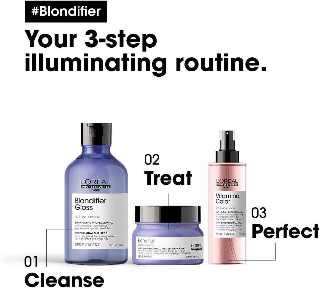 L&rsquo;Oreal Professionnel Serie Expert Blondifier Masque 250 Ml image number 3