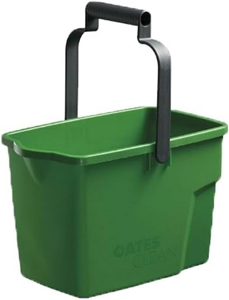 Oates General Purpose Rectangle Bucket, 9 Litre Capacity, Green image number 1