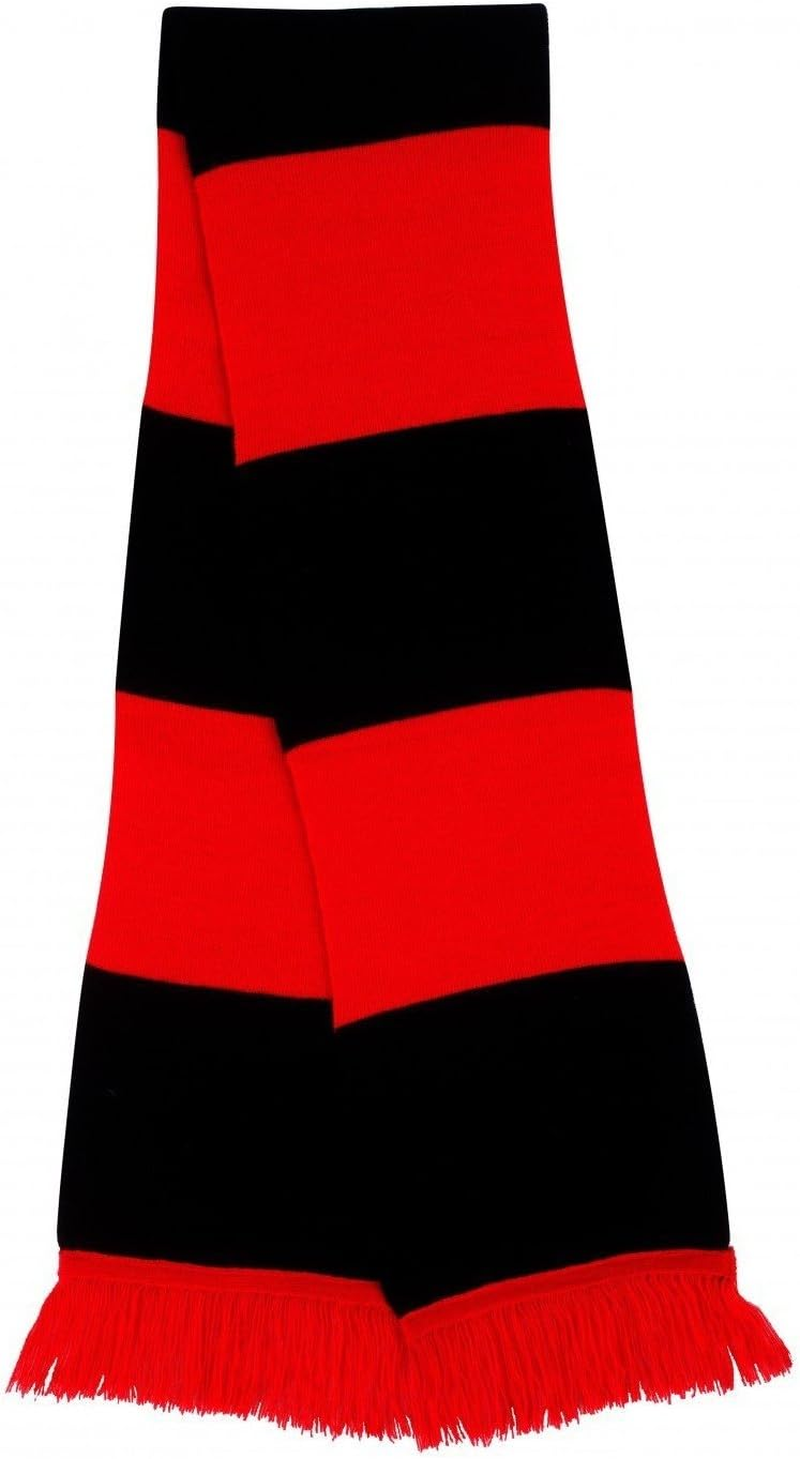 Result Mens Heavy Knit Thermal Winter Scarf (UK Size: One Size) (White/Royal) image number 6