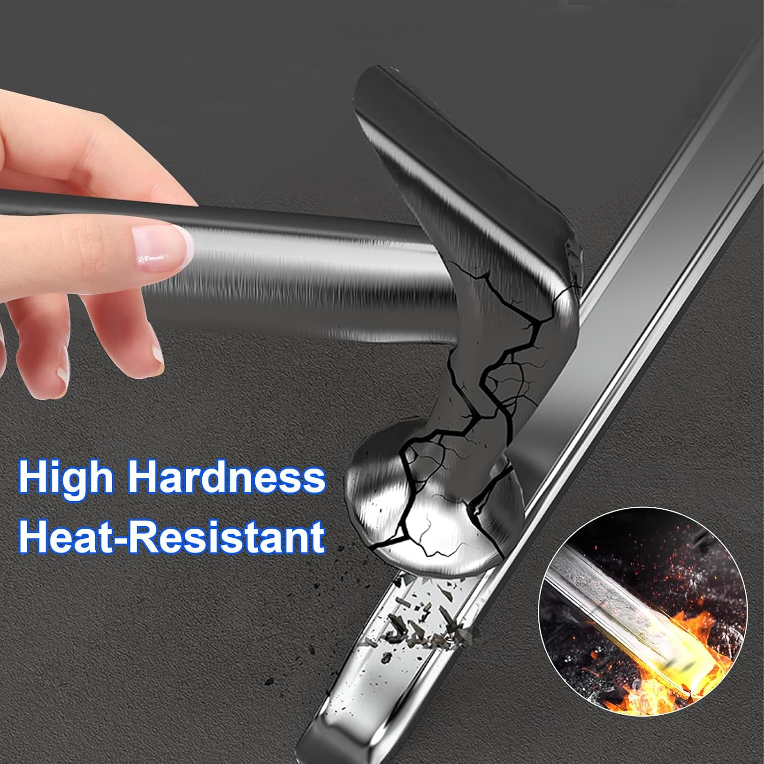 DAWRIS Set of 3 Tyre Lever 30 Cm with 4 Rim Protectors, Tyre Winding Aid with Wheel Rim Protectors, Tyre Remover Tyre Change Tool for Motorcycle, Bicycle, Car